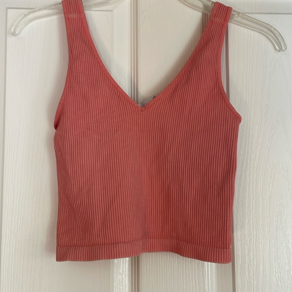 Nikibiki Salmon Athletic Crop O/S